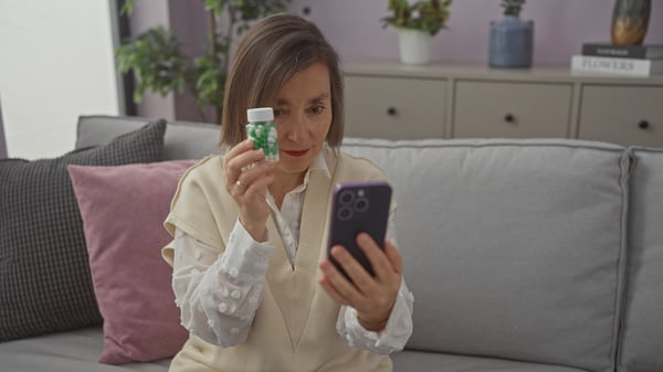 patient receiving digital care from a remote pharmacist