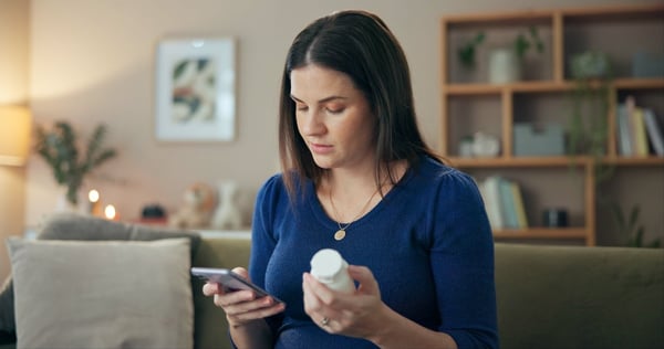 patient reviewing specialty medication treatment plan with a remote pharmacist