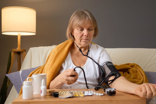 patient taking specialty medication at home