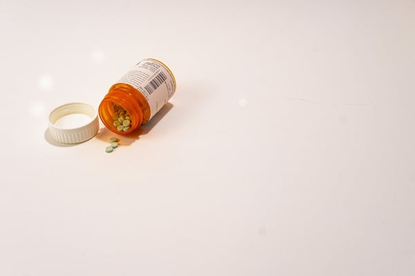 prescription medication in a pill bottle
