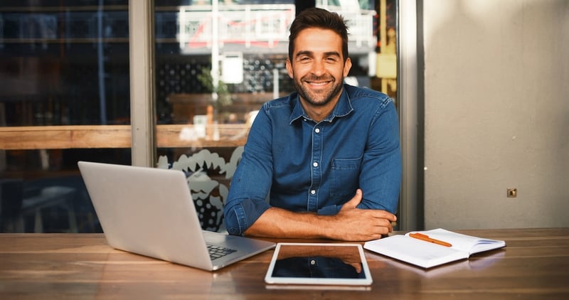 smiling remote pharmacist for specialty medication management